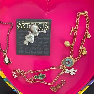 Miscellaneous Pin and Charm Bracelets